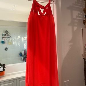 PEACH LOVE coral dress